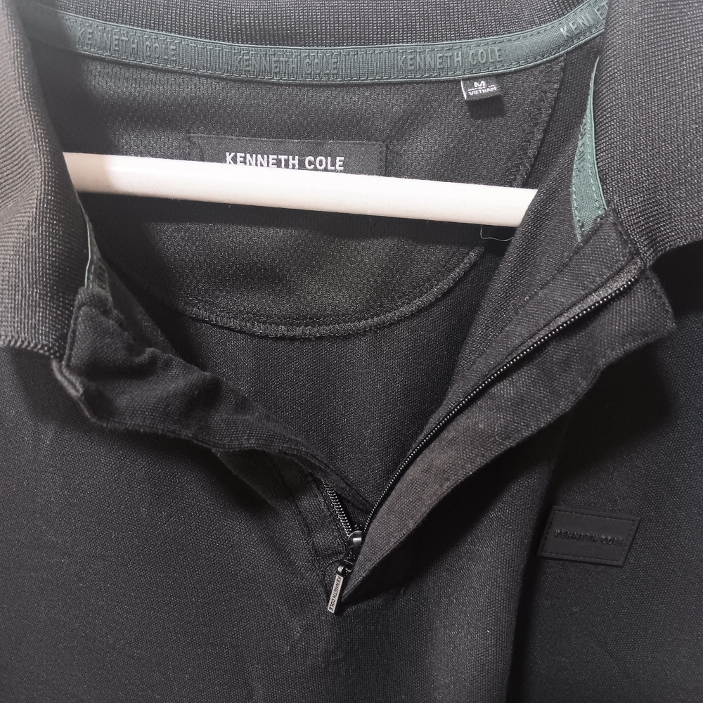 Kenneth Cole Black Polo Shirt